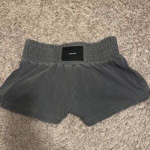 TALENTLESS Gray Relaxed Fit Shorts with Elastic Waistband